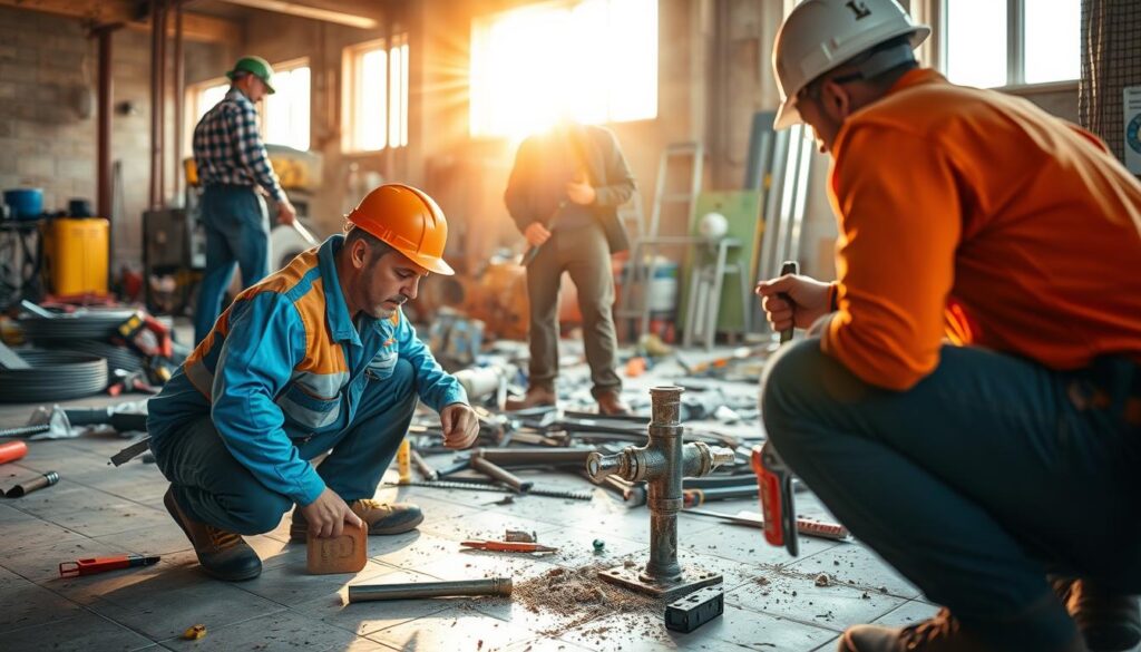 التعامل مع الأعطال والصيانة العاجلة