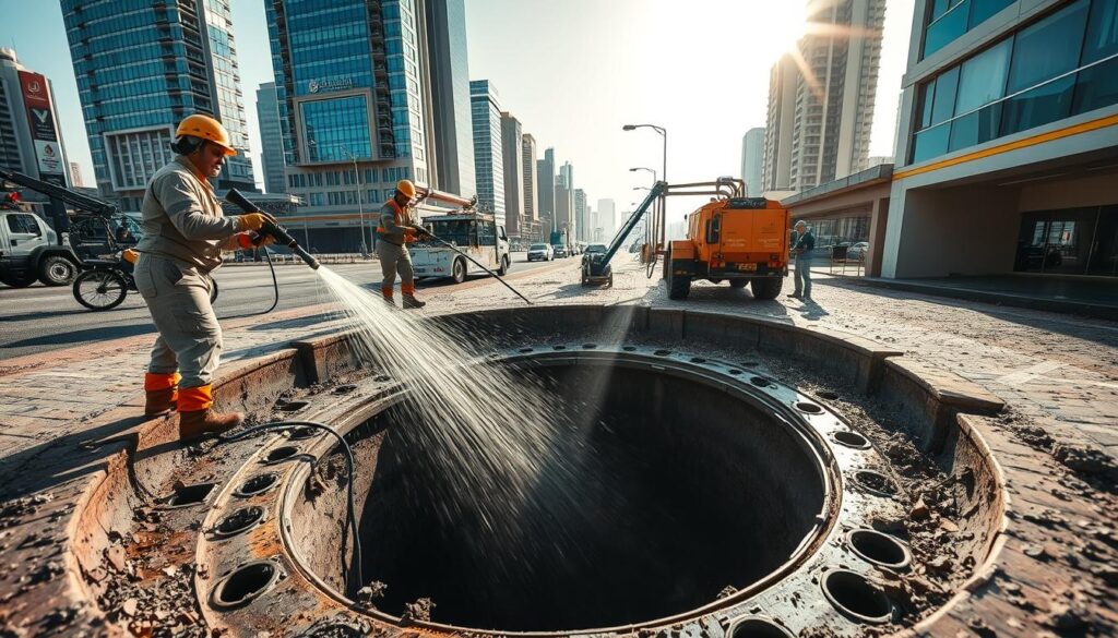 تنظيف مناهل جدة