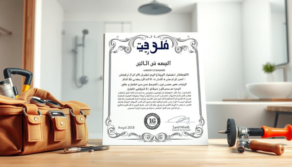 ضمان أعمال سباكة